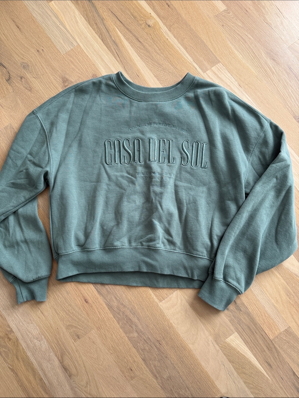 Women’s Green Crewneck Sweatshirt